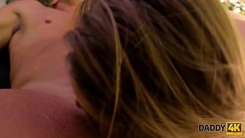Preview 4 of Latina With Hig Booty - DADDY4K. Nena hermosa enga&ntilde_a a su novio al aire libre con su papi bien formado