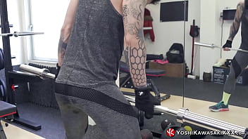 Preview 2 of Santali Bf Xxx - YOSHIKAWASAKIXXX - Japanese Jock Works Out Solo
