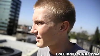 Preview 1 of Bolly Hot - Known bottom Brice Carson licks his lollipop while analed
