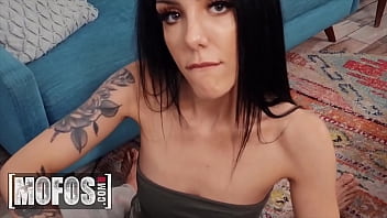 Preview 2 of Brother Sis Stry - (Roxy Rains) Bf Cheats On Her And Decides To Keep Herself Calm By Fucking (Scott Nails) - Mofos