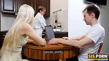 Preview 1 of Sekype Boy - SIS.PORN. Lovelace awards small-tittied stepsister with vaginal pleasure