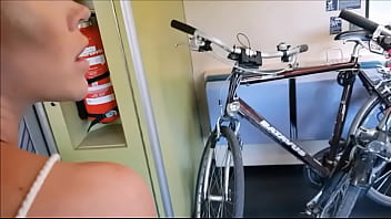 Preview 4 of Sxs Old 15 - Horny teen slut fucked in public on the train!