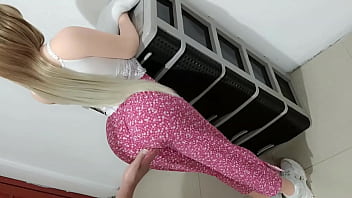 Preview 1 of Porno Djoni - Appetizing flirtatious neighbor eager to fuck in the calm after the desire FIRST TIME ANAL SEX,  HARDCORE AND CUM INSIDE A BIG ASS MILF (18 years old)