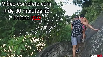 Preview 1 of Deep In It - Ksal hot vive uma aventura &uacute_nica com a equipe Hot e o amigo Pitbull porn,  subiram na Montanha mas alto do rio para fuder e fazer aquela sacanagem gostosa e com muita DP