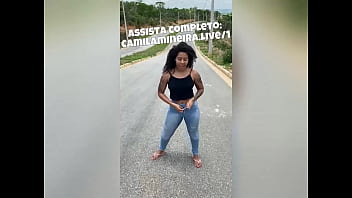 Preview 1 of Hot Daughter And Dad Anal - Ficando peladinha e me exibindo na rua