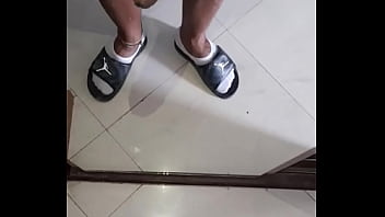 Preview 4 of Indian Srxy - Brawny uncut guy in locker room solo jerks