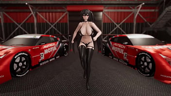 Preview 2 of Pornpros Poked Soaked - MMD Taihou Race Queen Azur Lane Runaway Baam Girls (Submitted by Todiso)