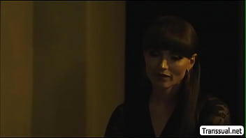 Preview 1 of Xxx Video Hb In - TGirl Natalie sucks a Black Guy dicks