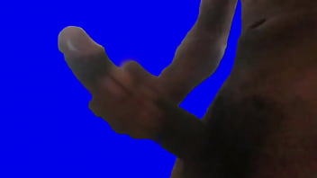 Preview 4 of Steepsister Fuck By Bro - Chroma key,  green/blue screen black cock jerking off  huge bbc solo