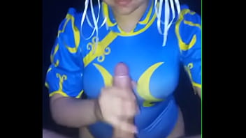 Preview 1 of Xxx Vidro Six Hd Vip - Chun-li mamando como campeona