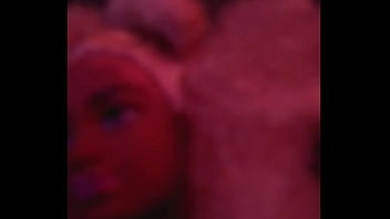 Preview 3 of Jhonny Sins On - Hot black Barbie touches herself and fucks Santa