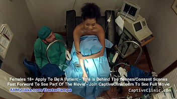 Preview 1 of Seachxxx Masir - &quot_Human Guinea Pig&quot_ Busty Latina Phoenix Rose Becomes Subject For Experiments By Doctor Tampa At Good Samaritan Health Labs,  Full Movie BondageClinic.com
