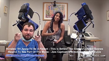 Preview 4 of Seachxxx Masir - &quot_Human Guinea Pig&quot_ Busty Latina Phoenix Rose Becomes Subject For Experiments By Doctor Tampa At Good Samaritan Health Labs,  Full Movie BondageClinic.com