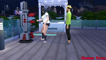 Preview 1 of Nom Sex With Son - Boruto Porn BBW Cap 2 Despues de un entrenamiento boruto y hinata fueron a darse una ducha y terminan follando madrastra eh hijastro la madrastra lo goza como nunca le acaban adentro