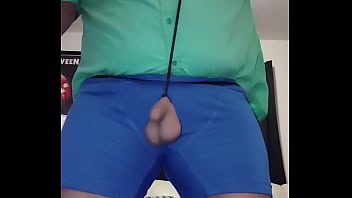 Preview 2 of Pragnent Mom - Playing with my little dick in slow motion