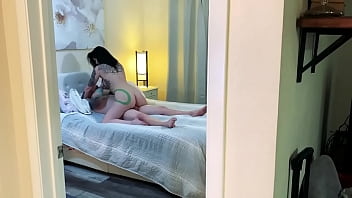 Preview 2 of Lesbin Mom And Girl - Walked in on Cheating Husband and Decided to Join