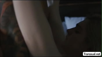 Preview 4 of Mom Viet - Dude watch TS Ella while sucking his dick