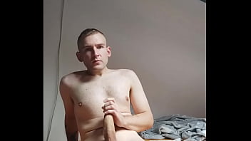 Preview 3 of Anal Condom Mom - He woke up and start cock wank