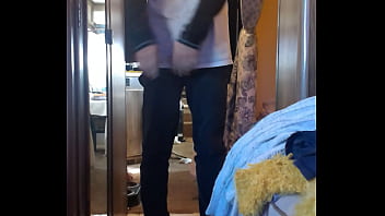 Preview 3 of Scat Sklave Porn - My First Strip Tease - Teramanujuan strips for the camera. I&#039_m a bit shy. 1/4 A Teramanujuan Video.