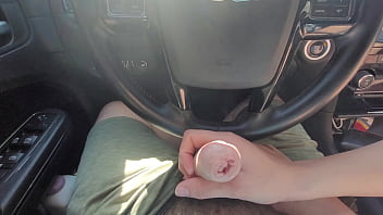 Preview 1 of Babe Xxxx Prom - Public car handjob cumshot