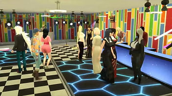 Preview 2 of Arb Poron - Naruto Elite Cap 5 Hinata esta en la fiesta mientras el chico que conocio le gusto mucho