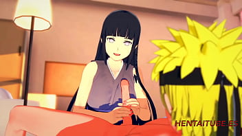 Preview 2 of Fench Dany - Naruto Hentai - Naruto x Hinata. Handjob,  Boobjob &amp_ Fuck with cum inside - Animation 3D porn