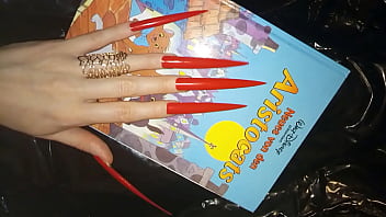 Preview 3 of Masseur Forced Fucked - Scrap red long extreme nails Lady L (video short version)