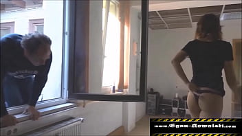 Preview 3 of Massger Sex - Nachbarin in den Arsch gefickt, und ihr Trottel merkt nichts