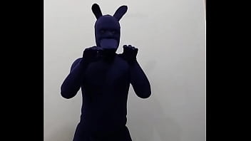 Preview 2 of Sex Scat - Zentai dog penis human Cosplay dog