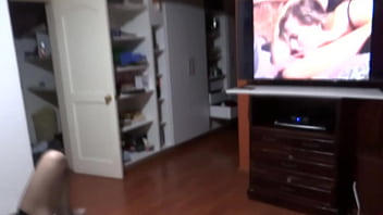 Preview 3 of Sunny Lonel Xxx - 58-YEAR-OLD MASTURBATES WATCHING PORN,  ORGASMS AND CUMSHOTS IN HER HAIRY PUSSY - ARDIENTES69