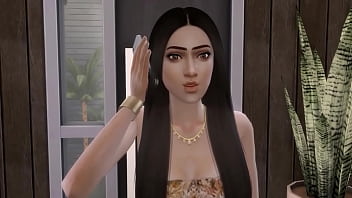 Preview 2 of Big Tits Fuck Fat Man - MFF Threesome at a Brothel    3D Hentai ( Simlish Dzire Episode 9 )
