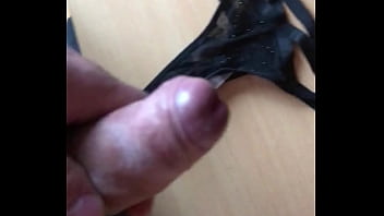Preview 1 of Chubby Solo Orgasm - black panties