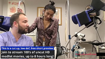 Preview 4 of Xxxxxwe - Miss Mars Pelvic Exam Caught By Hidden Cameras Setup By Doctor Tampa For You To See Her Tampa University Entrance Physical On GirlsGoneGyno Reup