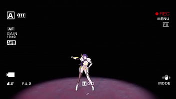 Preview 1 of Pregnant Big Clit - MMD Raiden Mei Sexy Tights And Pussy Beads