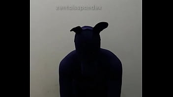 Preview 2 of Train Japanese Chikan - Zentai penis femdom dog puppy slave