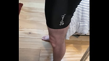 Preview 2 of Horse With Girl Real Fuck - Cyclist in Lycra Shorts