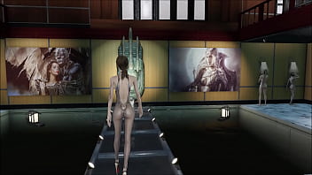 Preview 2 of Woman Ai - Fallout 4 Fashion Walk on the water