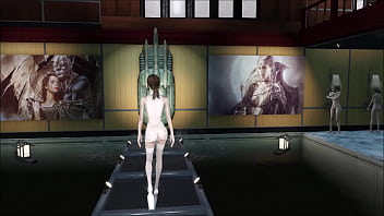 Preview 1 of Woman Ai - Fallout 4 Fashion Walk on the water