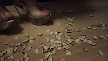 Preview 1 of Roman Rain Teach - Lady L crush pistatos with sexy mules (video short version).