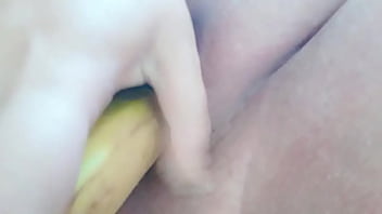 Preview 4 of Irani Mather And Sister - Putting a big banana on my tight pussy