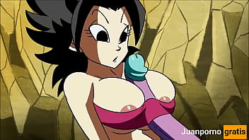 Preview 2 of Mhrati Bf - They play with Caulifla&#039_s tits Dragon Ball Super