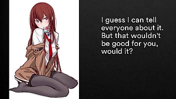 Preview 1 of Wife Jiapponese - [FayGrey] [Makise Kurisu&#039_s Catboy slut] (femdom,  joi,  cei,  futanari,  catboy)