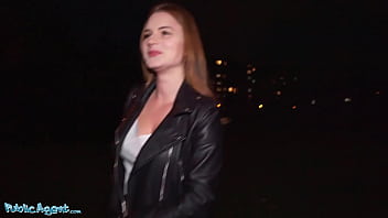 Preview 2 of Tube Porn Noelia Lorenzo - Public Agent Katarina Rina Fucked Doggystyle At Night in the Woods