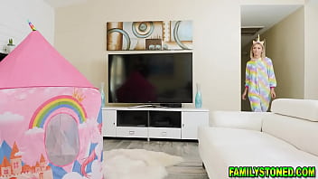 Preview 1 of Painful Anal Mother - Chloe Temple helps her stepbrother jerk off and makes him taste her pussy