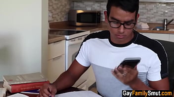 Preview 1 of Wwwxxxdps E - Evil step daddy comes to stepson&#039_s bedroom for blowjob