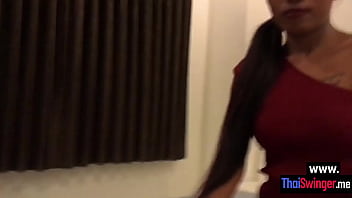 Preview 3 of Dad Doughtr Move - Crazy petite Asian teen swallows friends dick and she pleased dirty guy