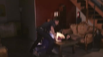 Preview 1 of Housewife Having Secret Affairs - Girlfriends sucks and fucks officers dick instead of going to jail