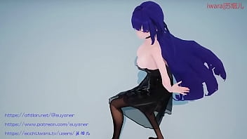 Preview 3 of Baderxxx - MMD R a i d e n Mei CLC Devil