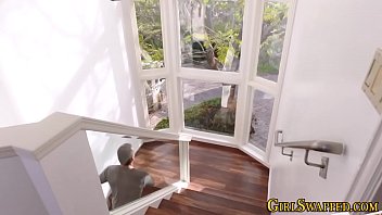 Preview 1 of Anime Cock Growth Shemale - Pussy licking stepdaughter teen gets plowed