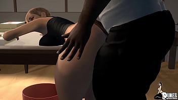 Preview 2 of Sex Mousumi Of Bangladeshi - Waitress gets ass fucked by her BBC boss
